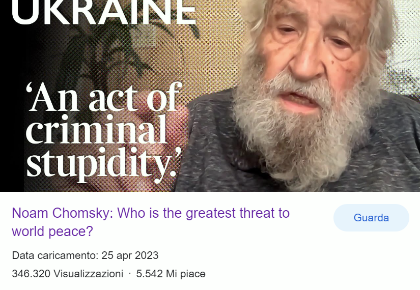 Noam Chomsky manipolazione della democrazia.